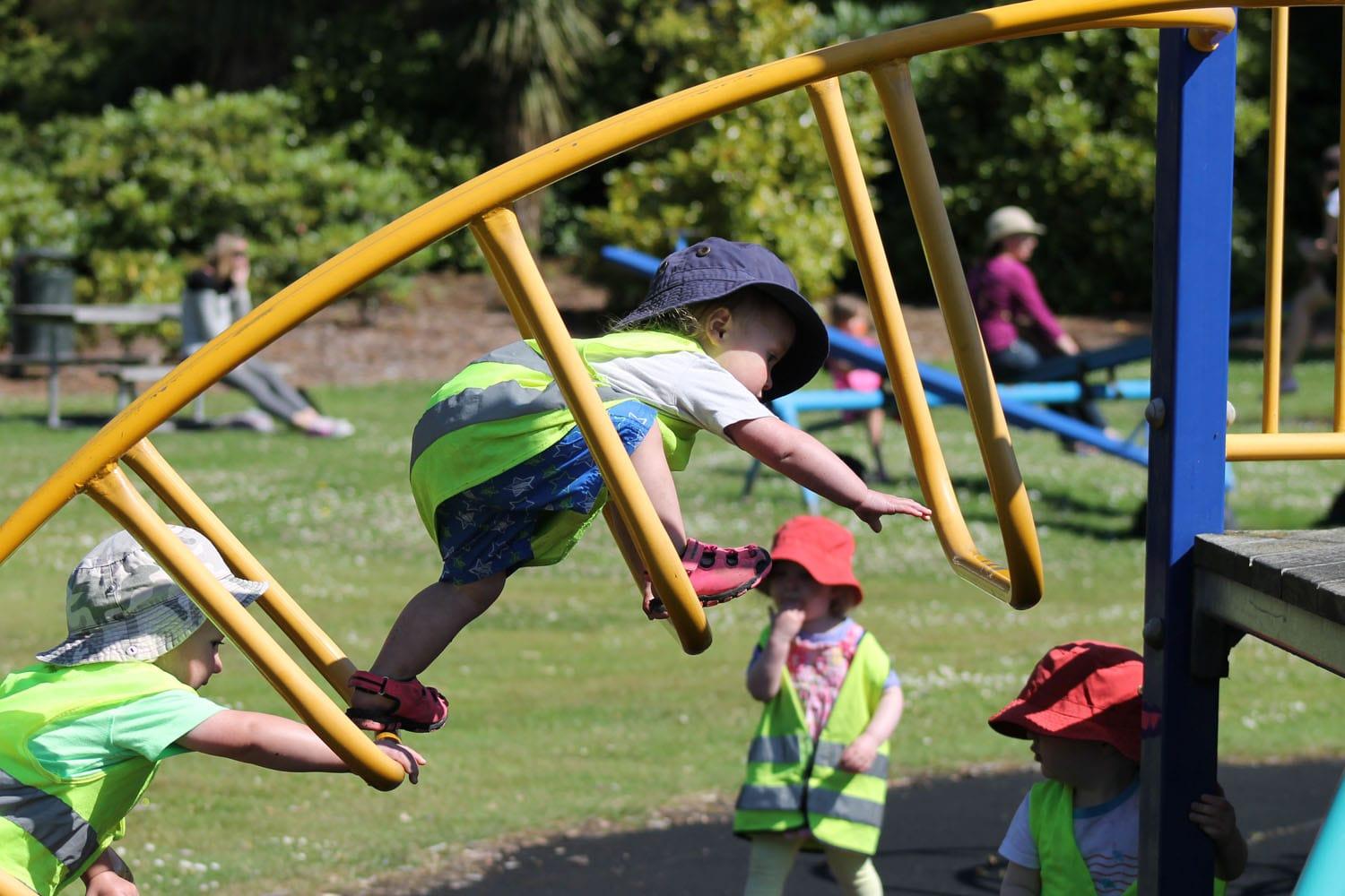 Child on playground